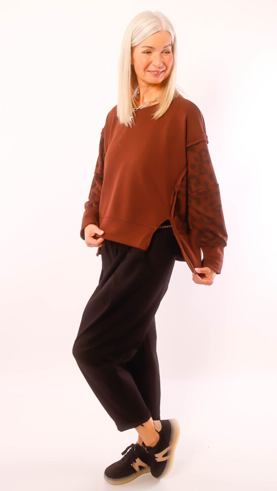 Pulli "Fabia" braun 38-44