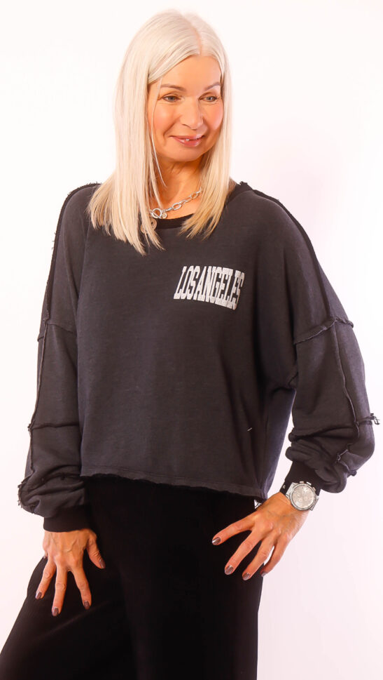 Pulli "LA" anthrazit 36-42