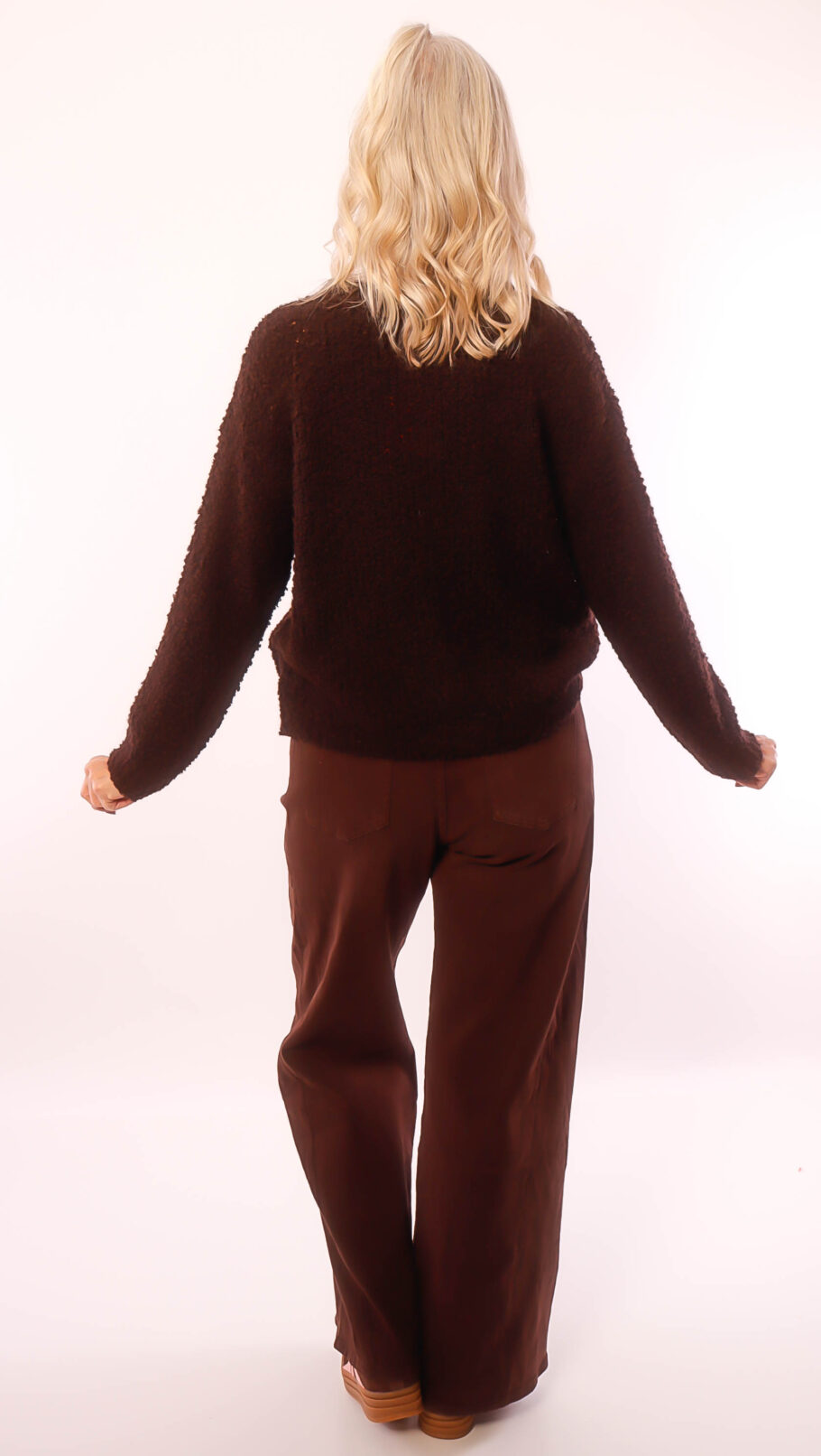 Strickjacke "Lisa" schoko 36-42 – Bild 4