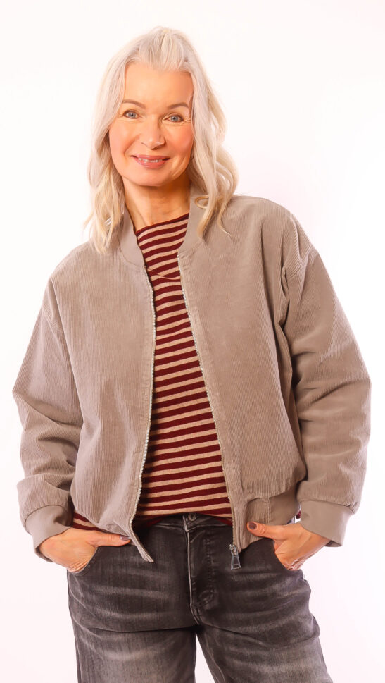 Cordjacke "Lissi" taupe 38-42